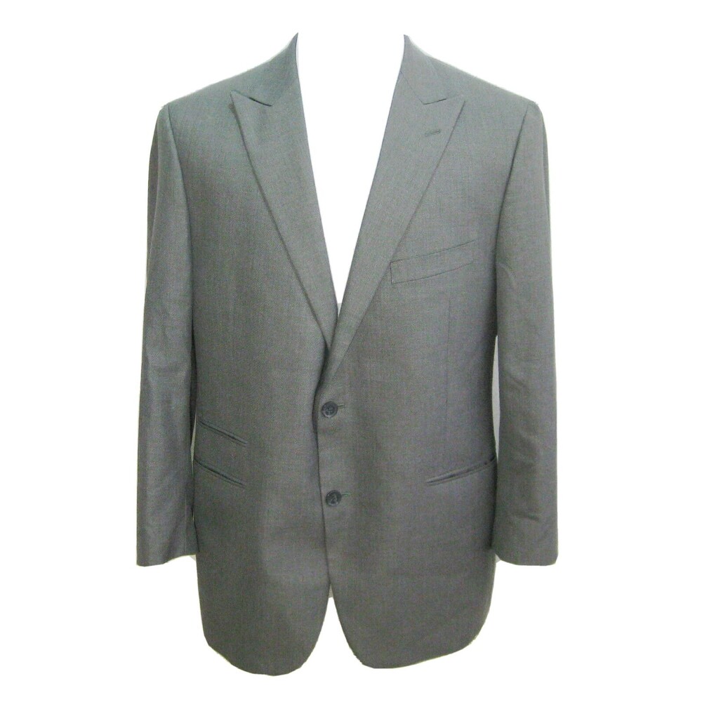 J. FERRAR Men's (Size 44R) Gray 2 Button Sport Coat Blazer Suit Jacket